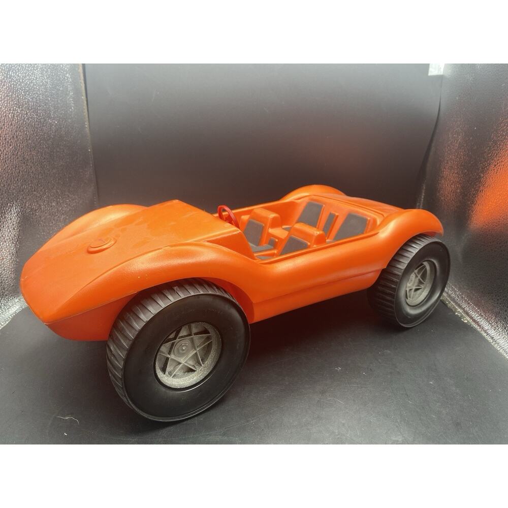 Vintage Orange Toy Dune Buggy for 12” Barbie or GI Joe Made In West Germany